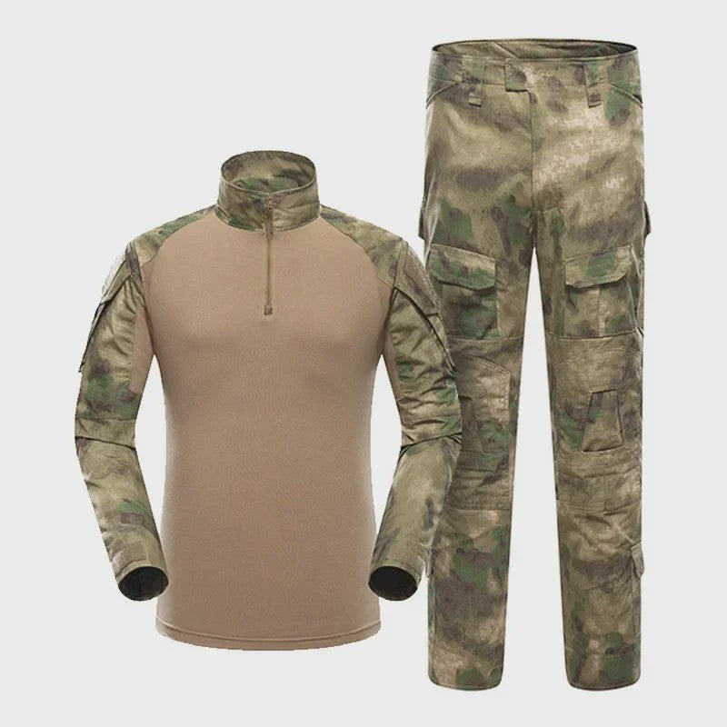 Tactisch Uniform Set: Camouflage Shirt & Broek voor Outdoor, Jacht & Airsoft