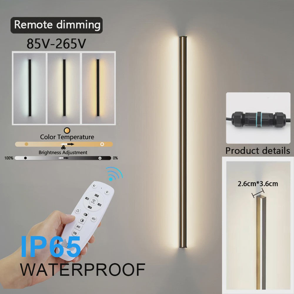 Dimbaar LED Buiten Wandlamp IP65 Waterdicht - 60cm tot 200cm