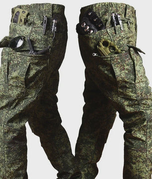 Militaire Softshell Combat Set: Ademend Uniform met Capuchon Jas en Cargo Broek - Ideaal voor Jacht & Outdoor