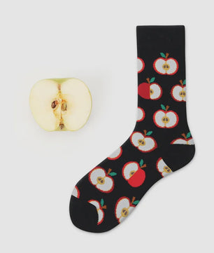 Grappige Heren Sokken met Food Prints: Avocado, Friet, Burger, Bier & Meer | Harajuku Stijl