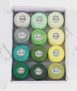 Rhapsody Pearl Cotton Haakgaren Maat 8 - Egyptisch Katoen, Dubbel Gemerceriseerd