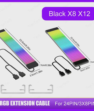 ARGB PC Kabel Verlenging - 5V 3-Pin Synchronisatie voor Moederbord & Videokaart