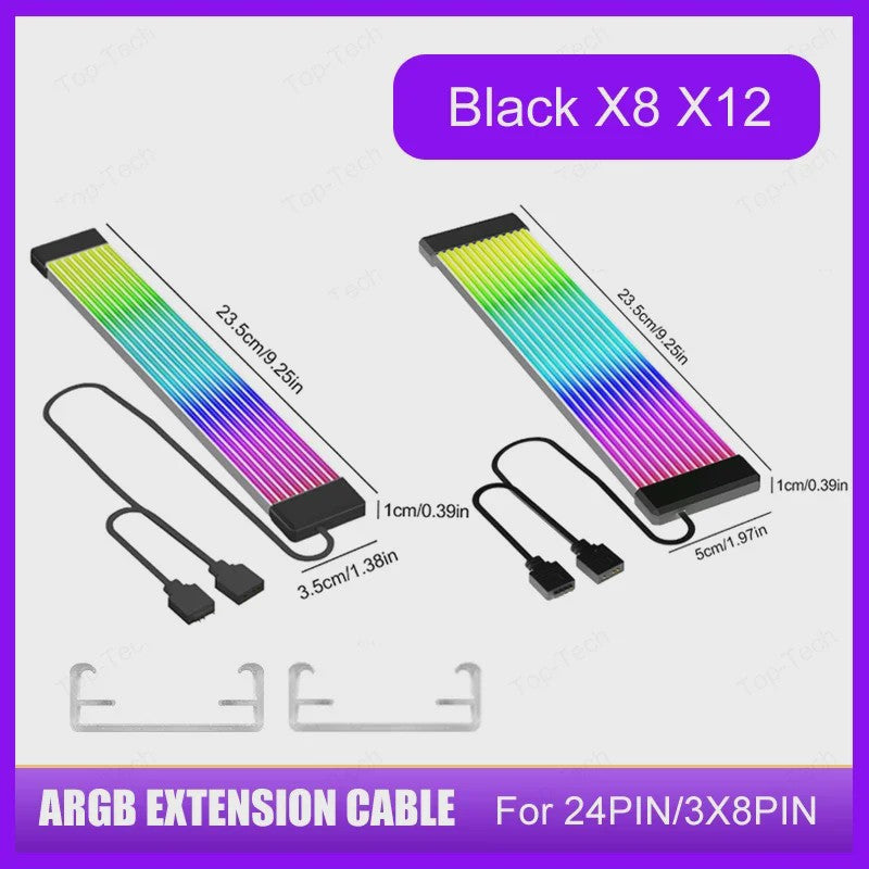ARGB PC Kabel Verlenging - 5V 3-Pin Synchronisatie voor Moederbord & Videokaart