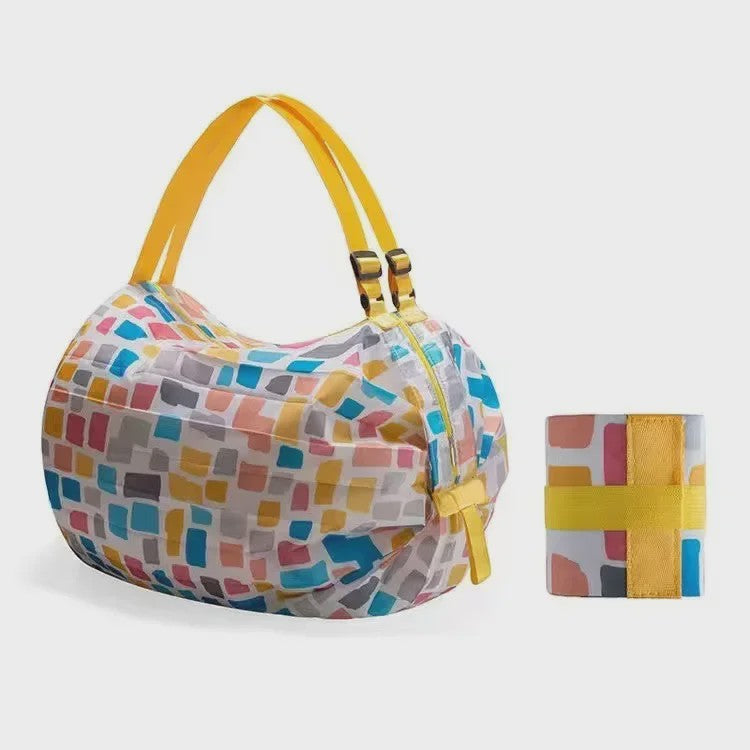 Grote Opvouwbare Shopper Tas - Ideaal voor Reizen en Boodschappen