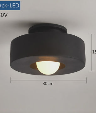 Moderne LED Plafondlamp Rond 30cm - Sfeervolle Verlichting voor Hal, Slaapkamer & Studiekamer