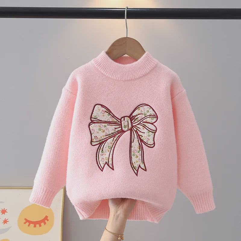 Schattige Gebreide Trui voor Meisjes - Elegante Winterkleding voor Kinderen