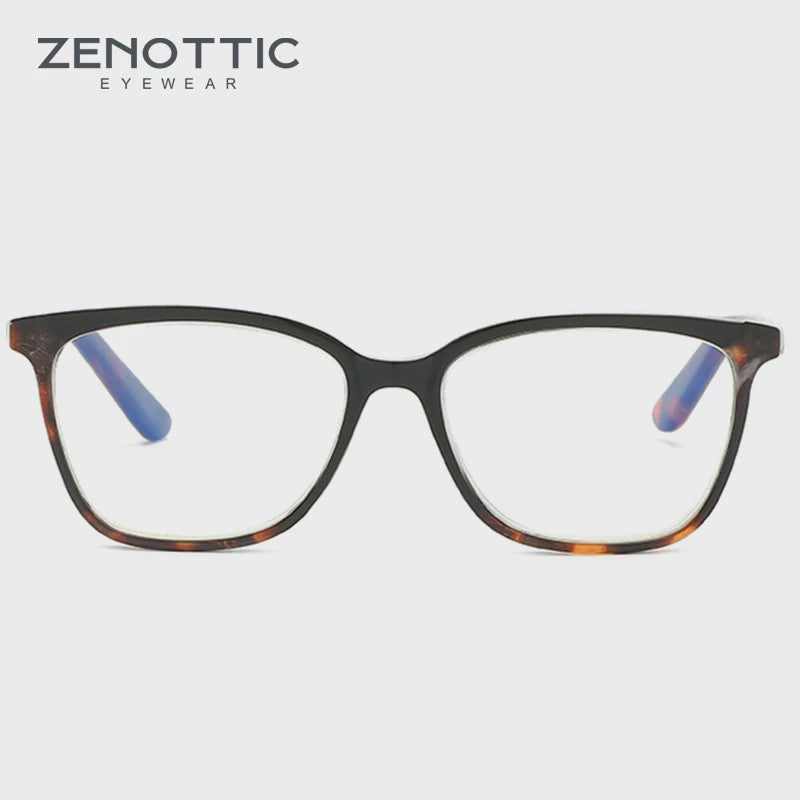 ZENOTTIC S-Maat Vierkante Bril - Blauwlichtfilter & Fotocromisch - Unisex Optische Bril