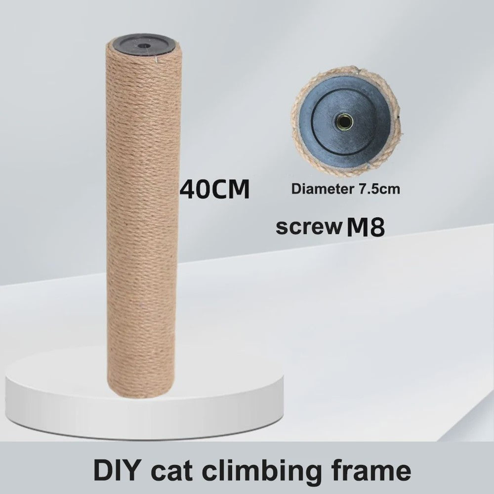 DIY Kattenkrabpaal Vervangingsonderdelen: Sisal Touw Krabpalen & Kartonnen Buizen