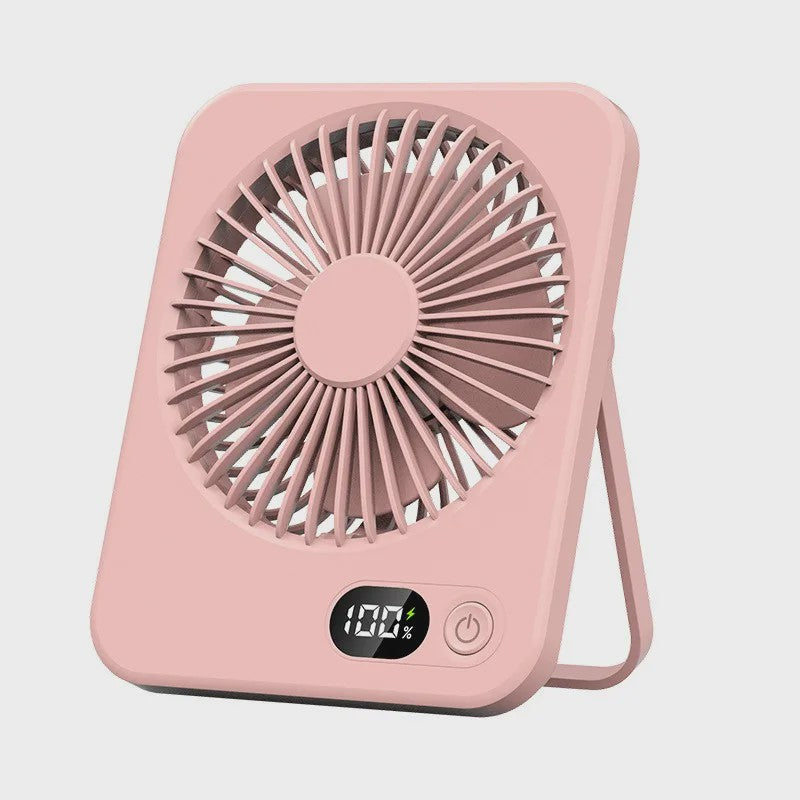 Mini Draagbare USB Ventilator met Powerbank Functie - Koeling voor Onderweg & Bureau