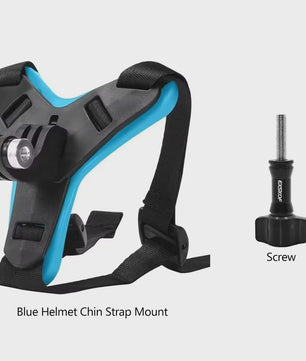 Motorhelm Kinband Mount voor Actiecamera's - GoPro, DJI, Insta360 & Meer