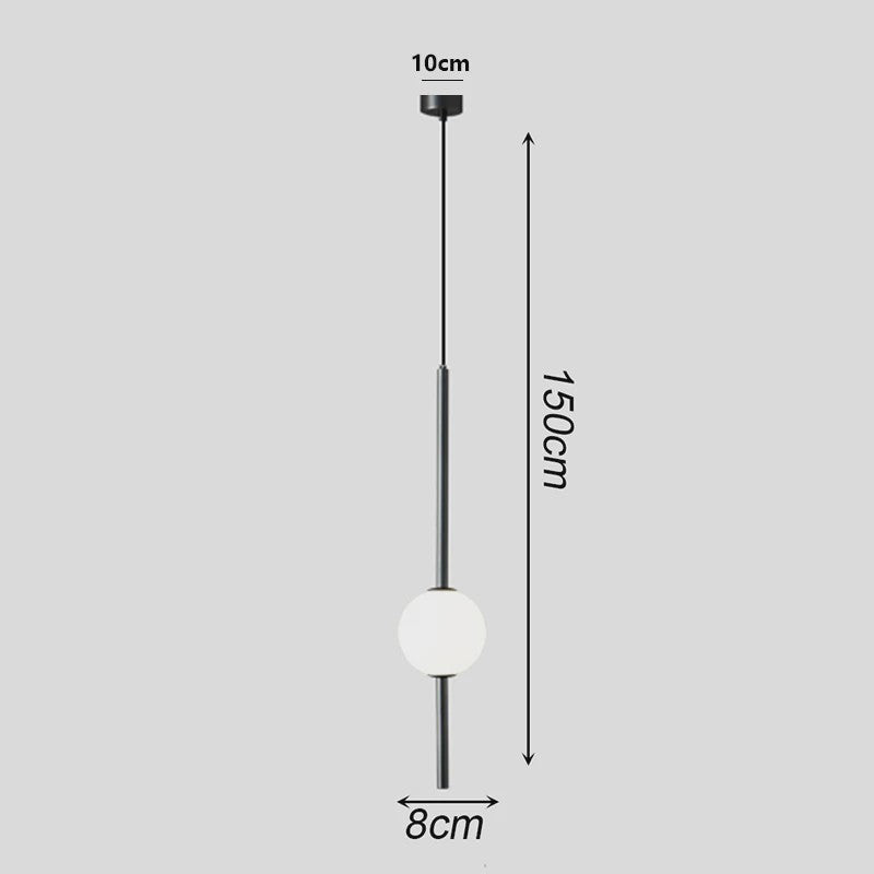 Moderne LED Hanglamp voor Slaapkamer en Nachtkastje - Stijlvolle Binnenverlichting