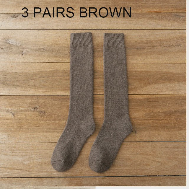 6 Paar Heren Kniehoge Thermosokken - Warm & Dik - Compressie - Maat 38-44