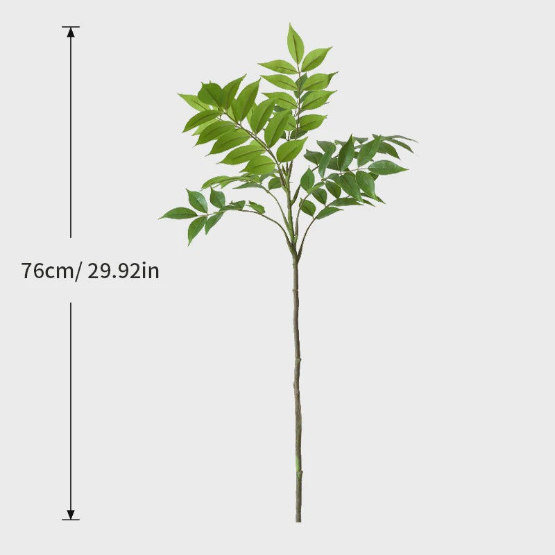 Grote Kunstplant Ficus Boom - 76-140cm - Realistische Kunst Banyan Plant met Groene Bladeren voor Huis en Tuin Decoratie