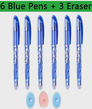 Set van 25 Kawaii Uitwisbare Gelpennen - Vloeiend Schrijven en Wissen voor School & Kantoor