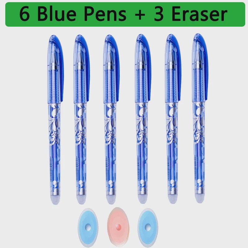 Set van 25 Kawaii Uitwisbare Gelpennen - Vloeiend Schrijven en Wissen voor School & Kantoor