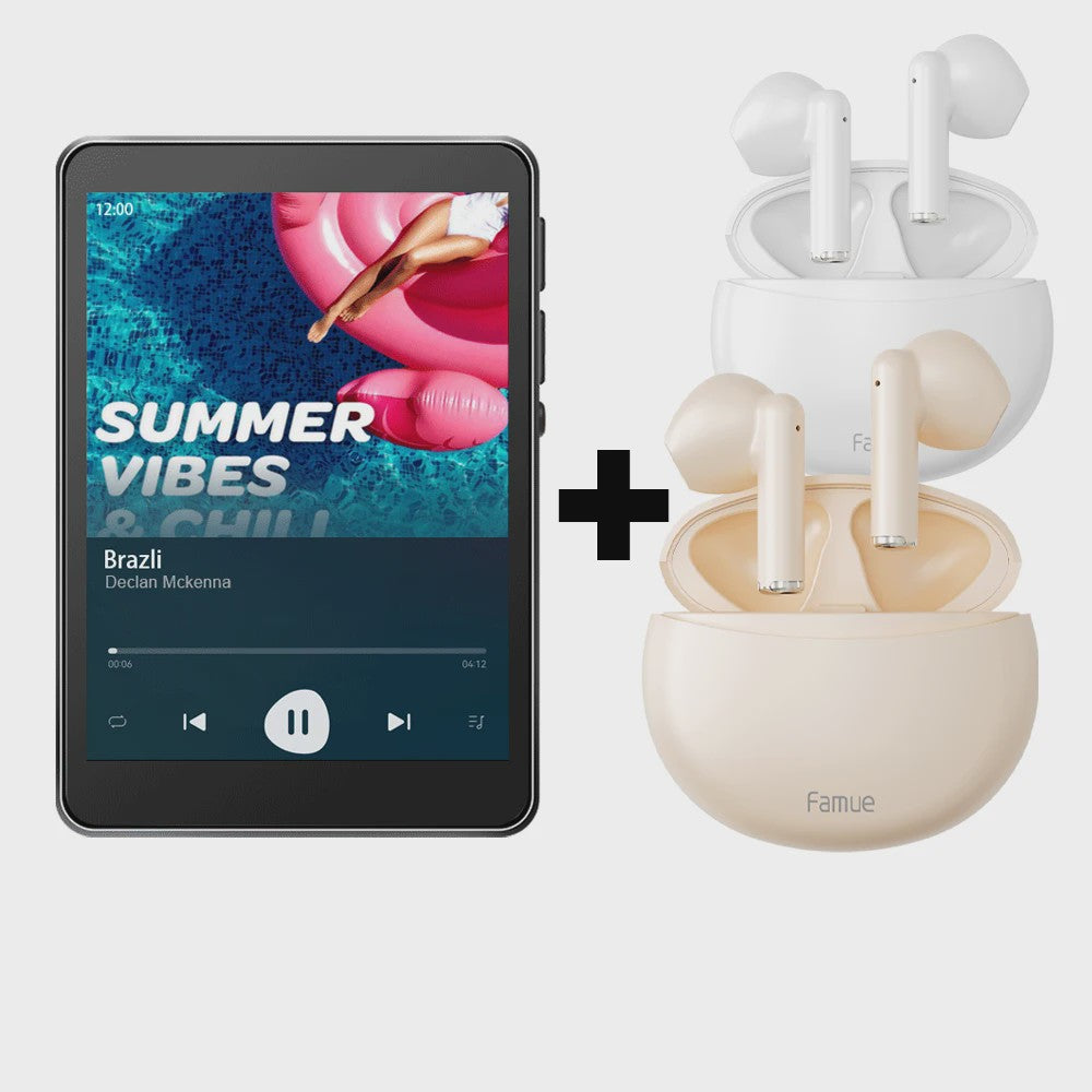 Famue PA03 Android MP3/MP4 Speler met WiFi, Bluetooth & 2.8" Scherm - Lossless Audio & App Downloads