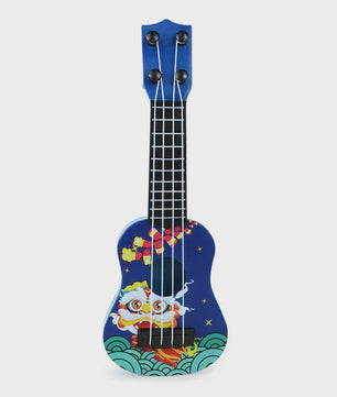 Houten Mini Gitaar Speelgoed met 4 Snaren - Ideaal voor Kinderen en Beginners