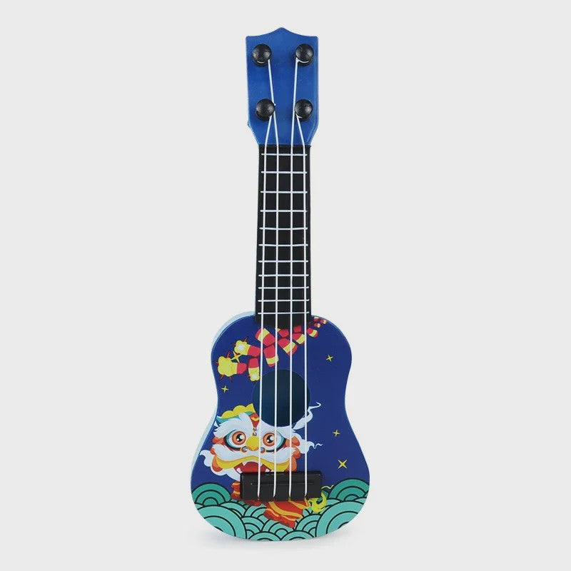 Houten Mini Gitaar Speelgoed met 4 Snaren - Ideaal voor Kinderen en Beginners