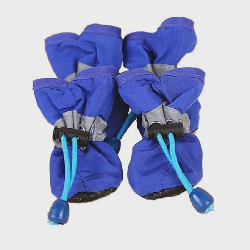 Waterdichte Hondenschoenen (4 stuks) - Anti-slip Schoenjes voor Kleine Honden en Katten