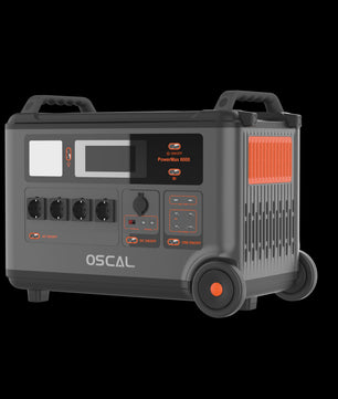 OSCAL PowerMax 6000 Robuust Power Station: 3600Wh, 6000W, App-gestuurd
