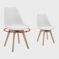 Set van 2 Ergonomische Draaistoelen 360° - Stijlvolle eetkamerstoelen met comfortabele zitting