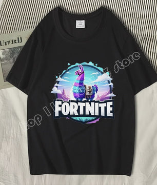 Fortnite Zomer T-shirt Unisex - Stijlvolle Casual Kleding van Puur Katoen