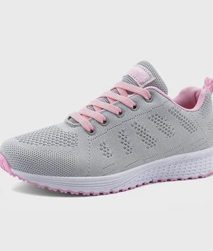 Dames Sneakers - Ademend Mesh Casual Schoenen voor Comfortabel Wandelen en Dagelijks Gebruik