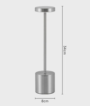 Draadloze LED Tafellamp met Touch Bediening - Oplaadbaar, 3 Kleuren, Dimbaar - Sfeerverlichting
