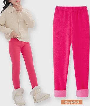 Warme Fleece Lined Leggings voor Meisjes (3-11 Jaar) - Zacht & Comfortabel