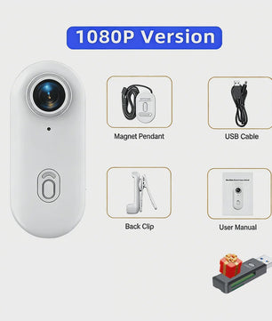 4K Mini Actiecamera met WiFi - POV Bodycam voor Motor, Helm & Sport - H88 model