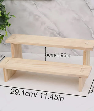 Houten Display Rek - Presenteer Parfum, Cosmetica & Sieraden