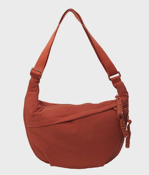Modieuze Canvas Crossbody Tas - Grote Capaciteit Schoudertas