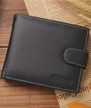 Luxe Heren Portemonnee van Echt Leer - Compact & Stijlvol