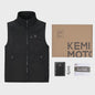 KEMIMOTO Elektrisch Verwarmd Vest Unisex - 6 Zones, 10000mAh Accu, App Bediening
