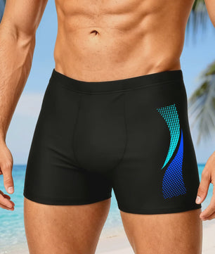 Heren Zwembroek Boxershorts met Snelle Droogtijd en Modieuze Print