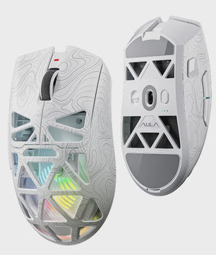 AULA SC620 Gaming Muis - Tri-Mode Connectiviteit (Wired/BT/2.4G), Lichtgewicht, 12000 DPI, PAW3311 Sensor