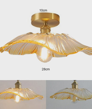 Vintage Bloemen Glazen Hanglamp - Sfeervolle Decoratie voor Woonkamer & Slaapkamer