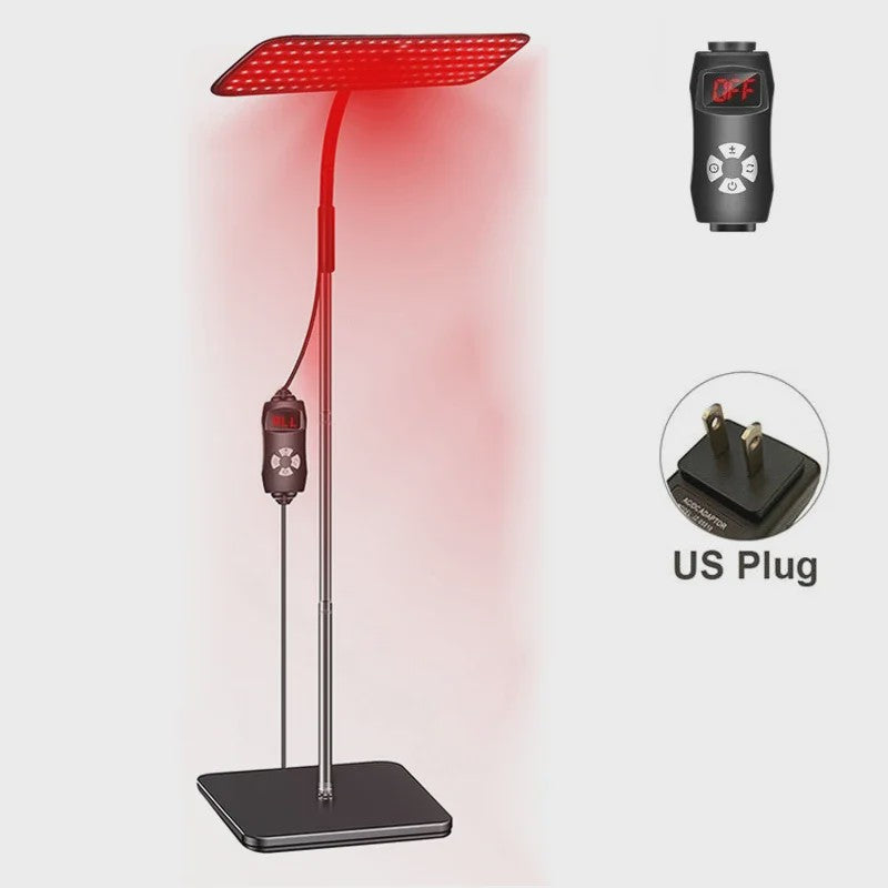 LED Roodlichttherapie Paneel met Standaard - 660nm & 850nm Nabij-Infrarood