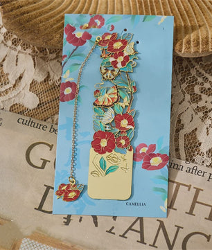 Luxe Metalen Bladwijzers - Retro Chinese Stijl met Bloemen & Vlinders