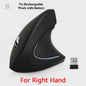 Ergonomische Verticale Draadloze Muis - Oplaadbaar & Draagbaar voor PC/Laptop