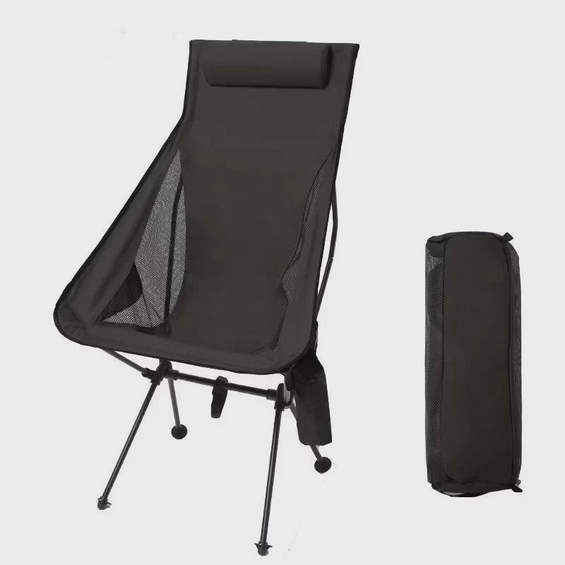WESTTUNE Opvouwbare Campingstoel met Hoofdsteun - Lichtgewicht Aluminium Outdoor Stoel
