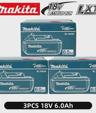 Makita 18V 6.0Ah Li-ion Accu BL1860 LXT - Krachtige Vervanging voor 18V Gereedschap