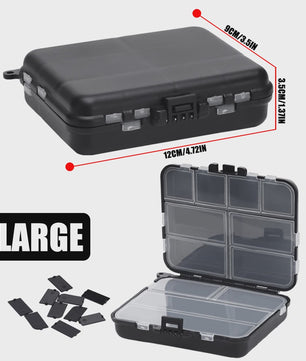 Dubbelzijdige Visgerei Opbergdoos - Draagbare Lure & Haak Organizer