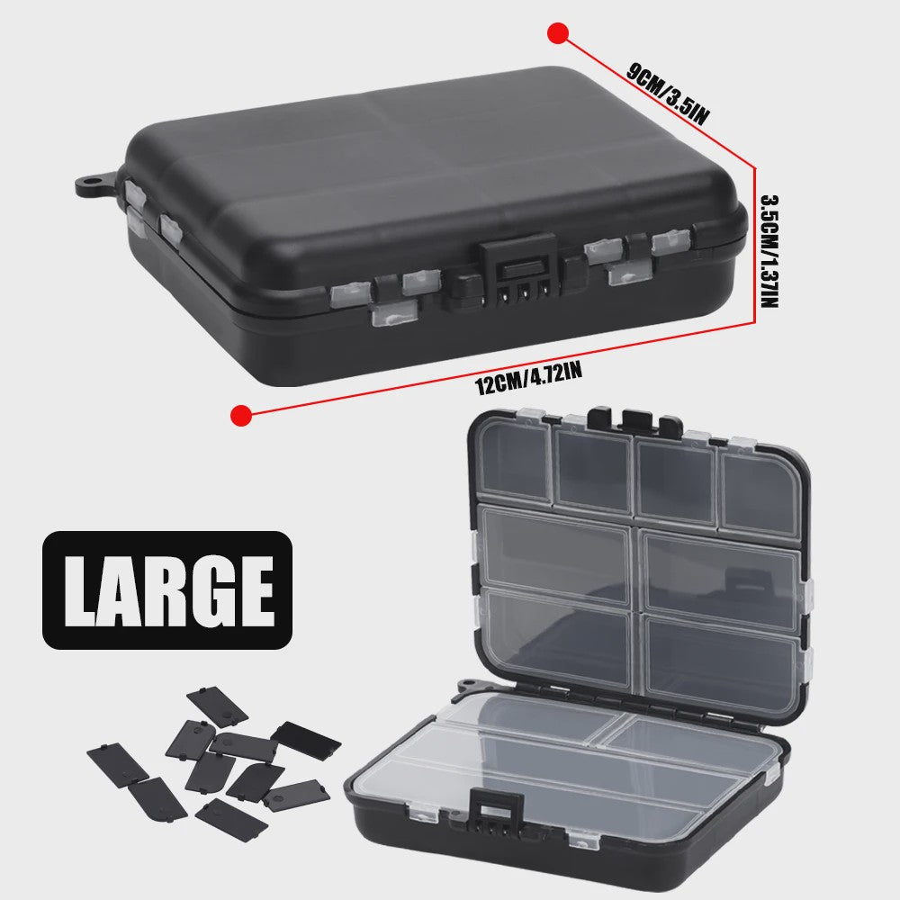 Dubbelzijdige Visgerei Opbergdoos - Draagbare Lure & Haak Organizer