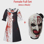 Bloedige Art the Clown Kostuum - Terrifier Killer Clown Jumpsuit voor Halloween & Carnavalsfeest