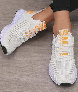 Ademende Sportschoenen Dames - Lichtgewicht Mesh, Comfortabele Zachte Zool, Casual Sneakers