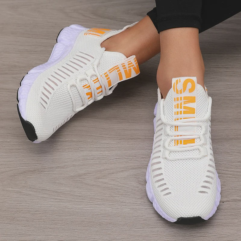 Ademende Sportschoenen Dames - Lichtgewicht Mesh, Comfortabele Zachte Zool, Casual Sneakers