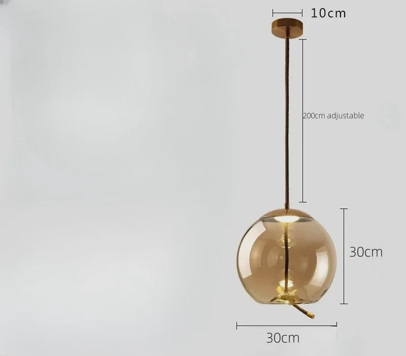 Moderne Glazen LED Hanglamp - Stijlvolle Verlichting voor Woonkamer, Keuken & Bar