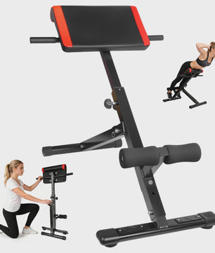 Opvouwbare Fitness Roman Bench: Rugtrainer & Buikspierbank met 150kg Belasting