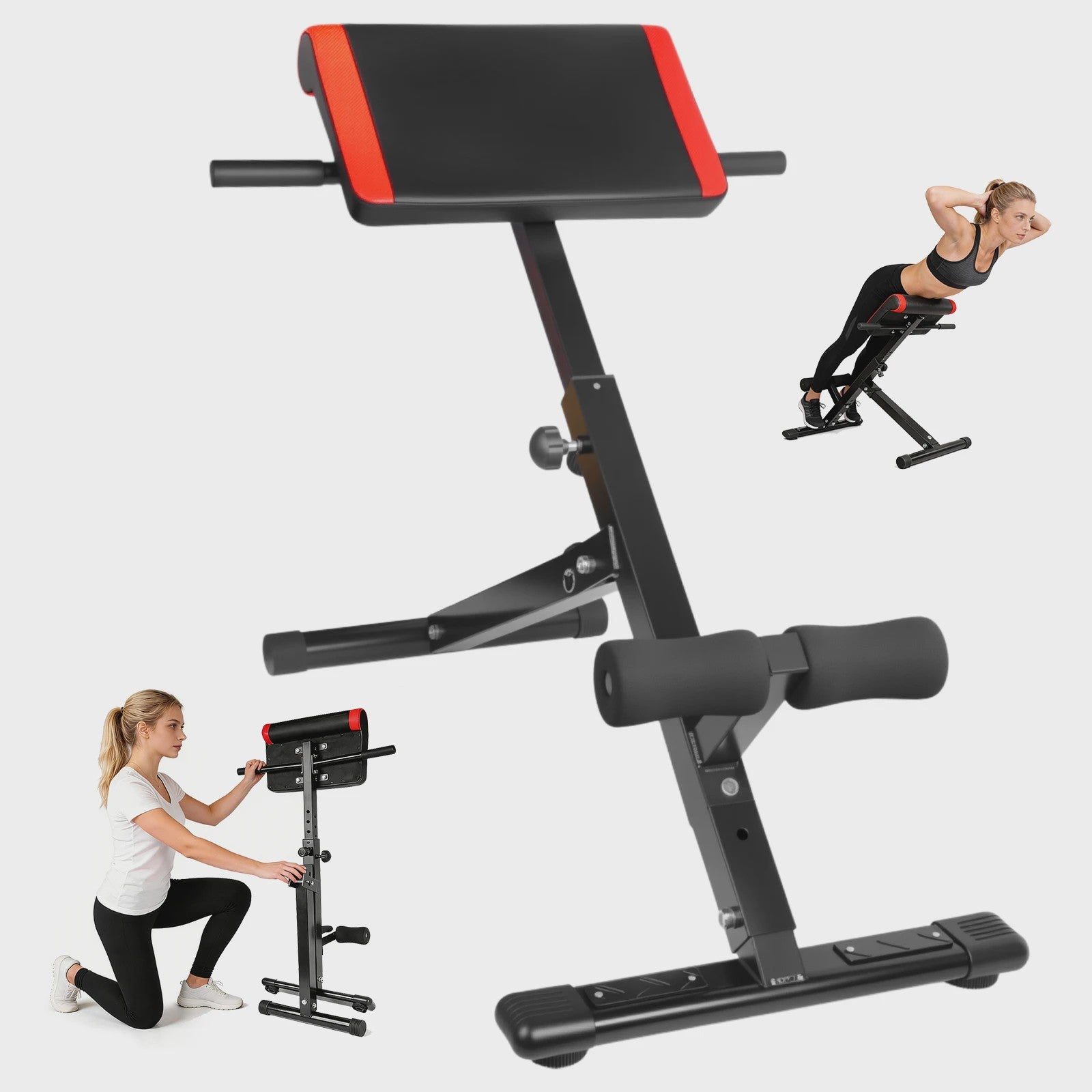 Opvouwbare Fitness Roman Bench: Rugtrainer & Buikspierbank met 150kg Belasting